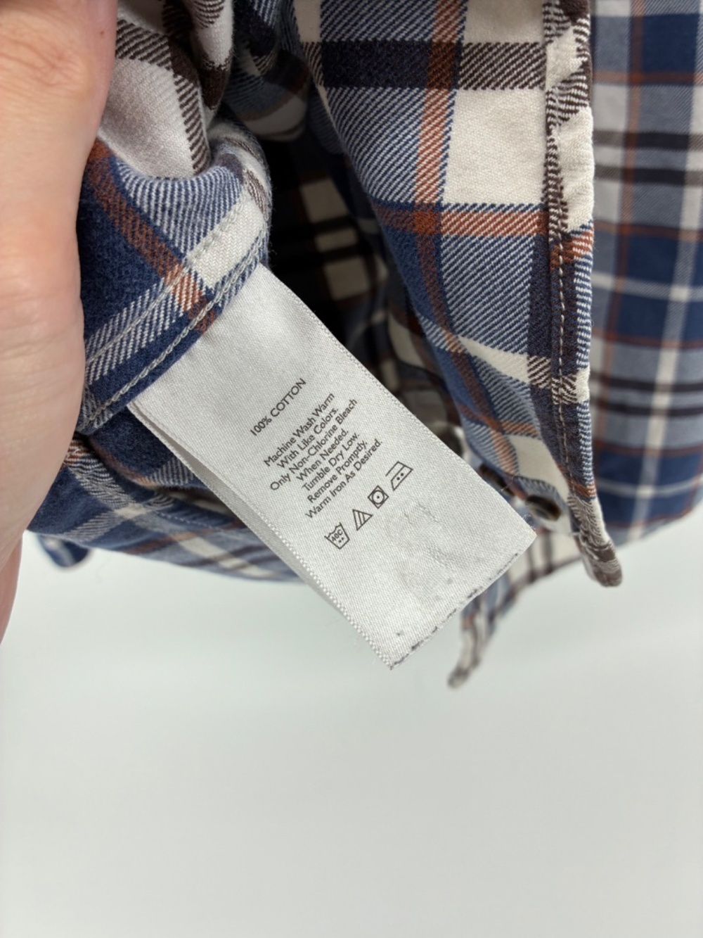 Eddie Bauer Men’s Plaid TALL Shirt - Picture 4 of 7